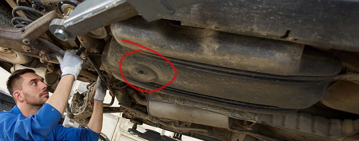 Gas theft drill hole